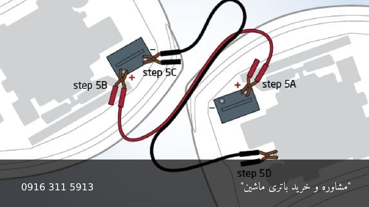استارت زدن با اتصال به باتری خودرو (جامپ استارت) - امداد باطری اهواز
